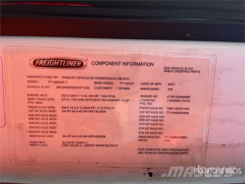 Freightliner Cascadia 126 Motrici e Trattori Stradali