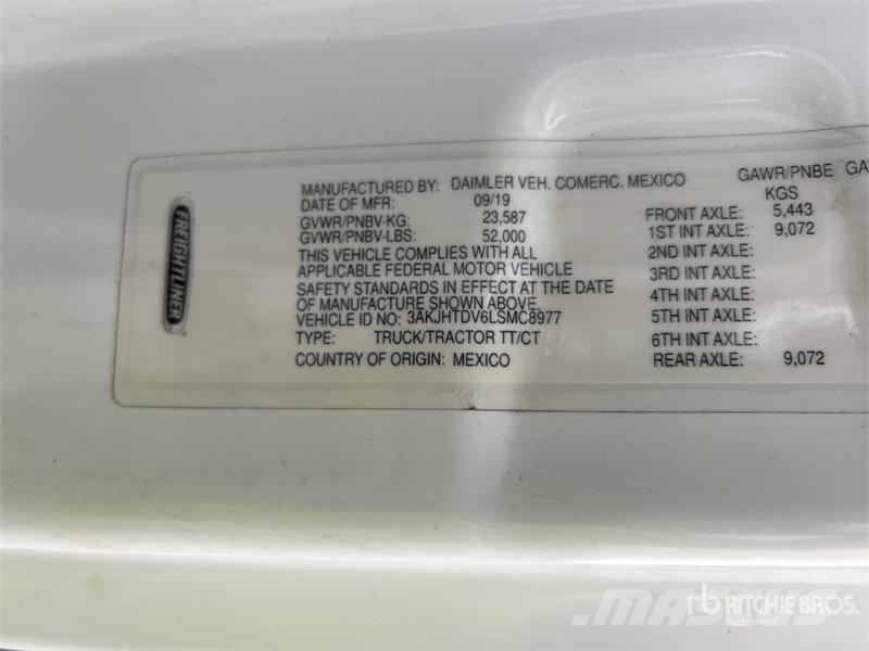Freightliner Cascadia 116 Седельные тягачи