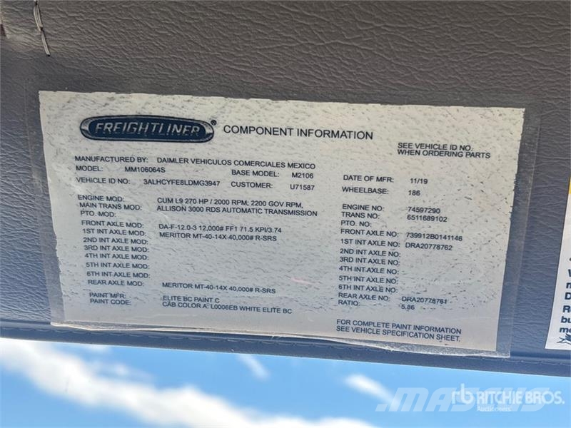 Freightliner M2 106 Wywrotki