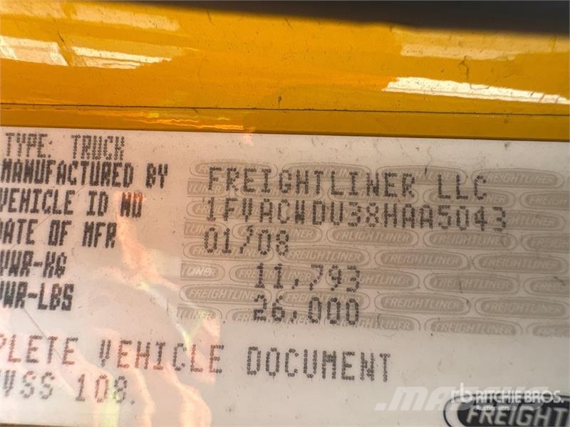 Freightliner M2 106 4x2 Service Truck Veicoli municipali