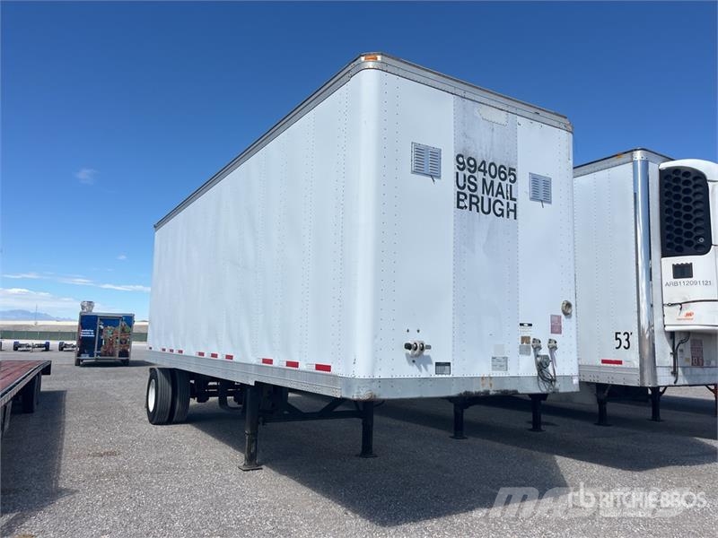 Fruehauf 28 ft x 102 in S/A Van Trailer Reboques de caixa fechada