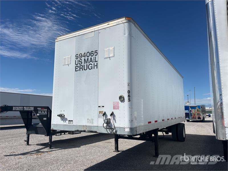 Fruehauf 28 ft x 102 in S/A Van Trailer Reboques de caixa fechada