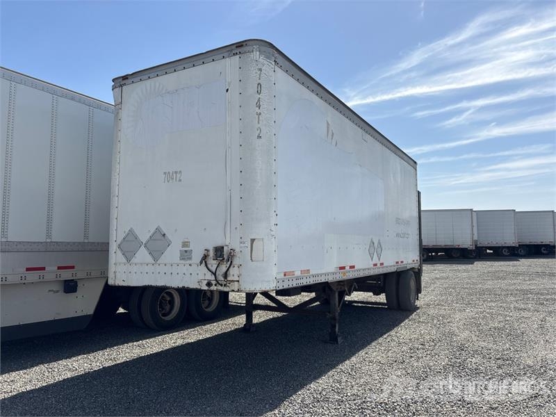 Fruehauf 28 ft x 102 in S/A Van Trailer Причепи-фургони