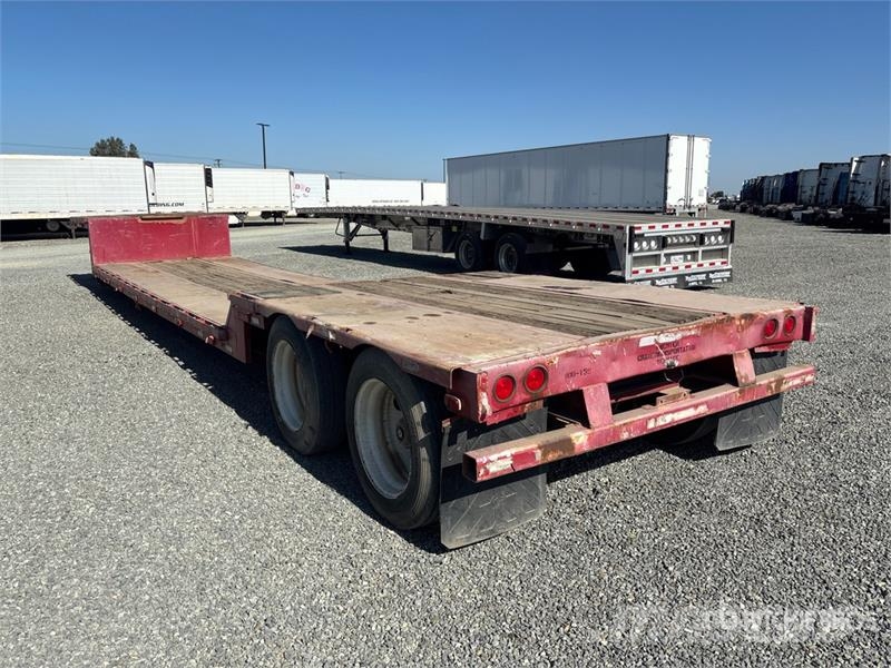 Fruehauf 48 ft T/A Double Drop Step Deck Trailer Tieflader