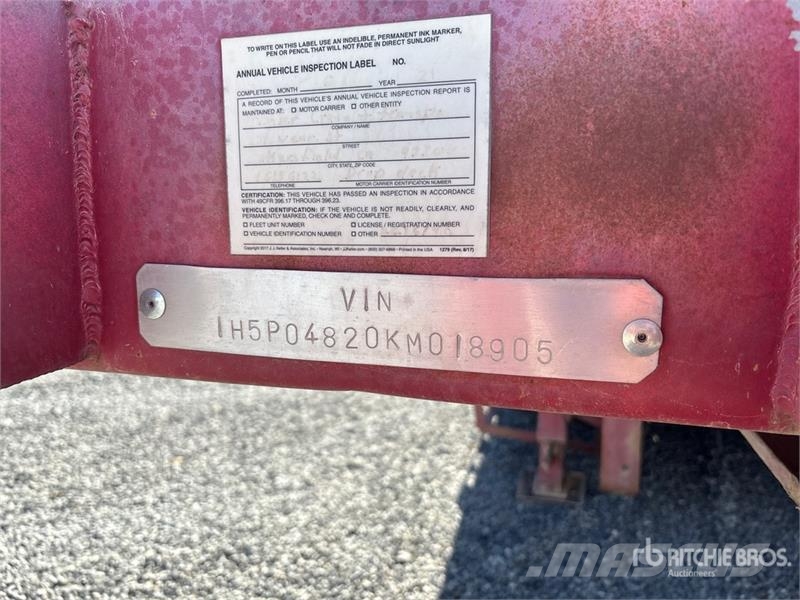 Fruehauf 48 ft T/A Double Drop Step Deck Trailer Tieflader