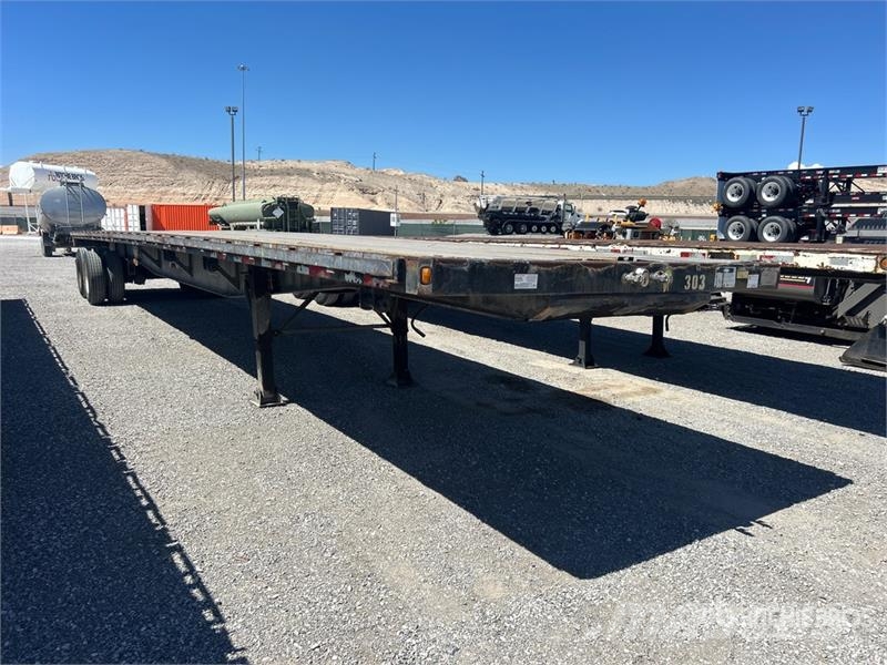 Fruehauf 48 ft T/A Flatbed Trailer Rimorchi con sponde ribaltabili