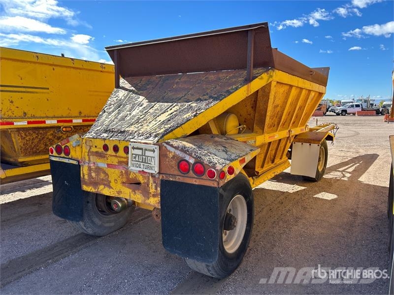 Fruehauf DESB2M11A 20 ft T/A Pup Belly Dump Trailer Bañeras