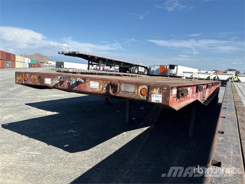 Fruehauf PO-F2-40 40 ft T/A Flatbed Trailer Pick up/Prelata