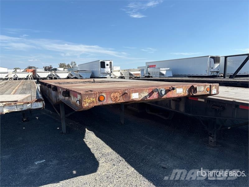 Fruehauf PO-F2-40 40 ft T/A Flatbed Trailer Pick up/Prelata