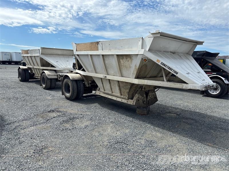Gally 20 ft S/A Belly Dump Trailer Kipper