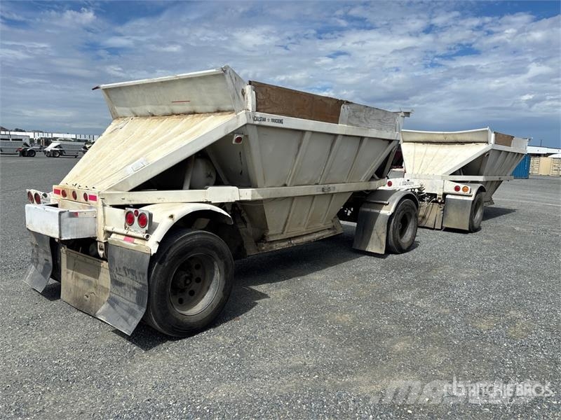 Gally 20 ft S/A Belly Dump Trailer Kipper
