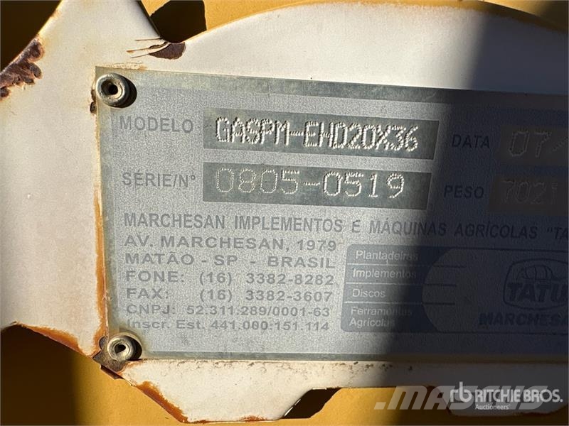 GASPM-EHD20X36 180 in Offset Disc Talířové brány