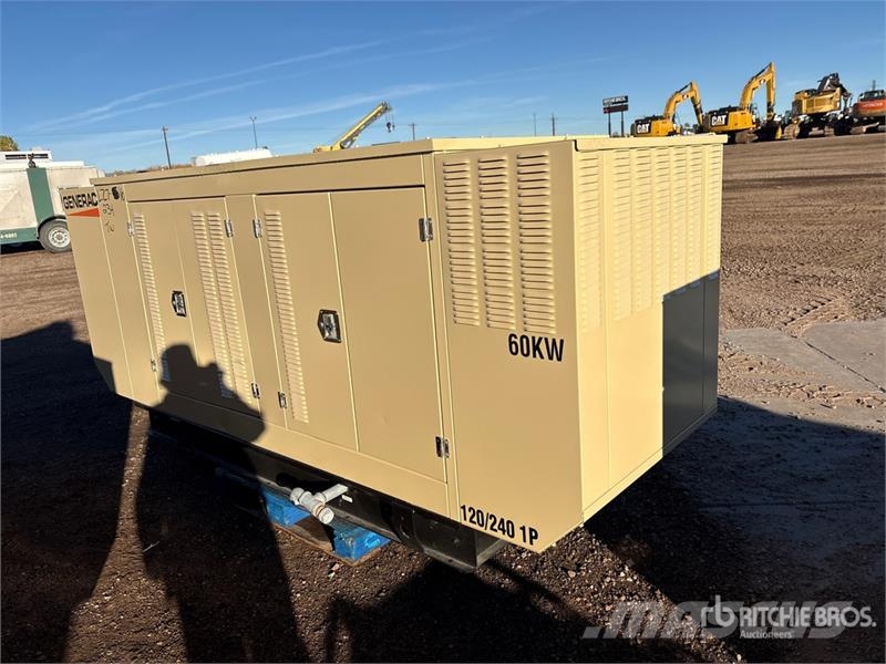 Generac 14193230200 60 kW Skid-Mounted Generator Set 디젤 발전기