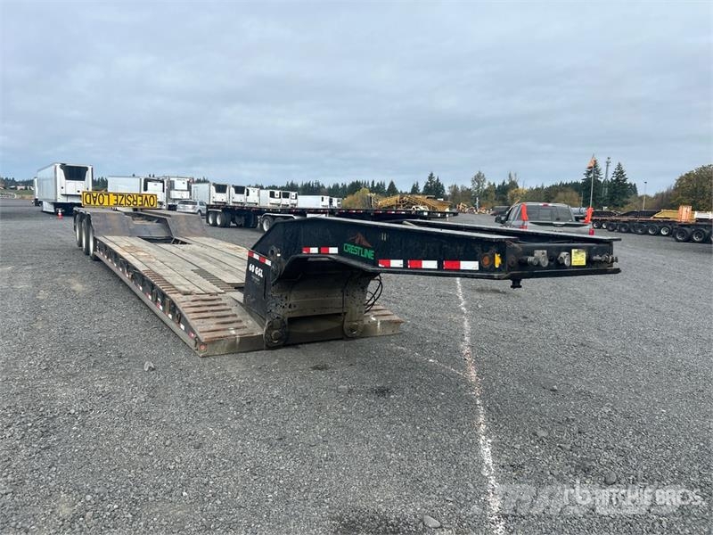 General Tri/A Removable Gooseneck Lowboy Trailer Zemie treileri