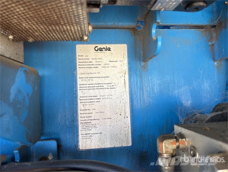 Genie 2WD Diesel Articulating Boom Lift Plataformas elevatórias articuladas