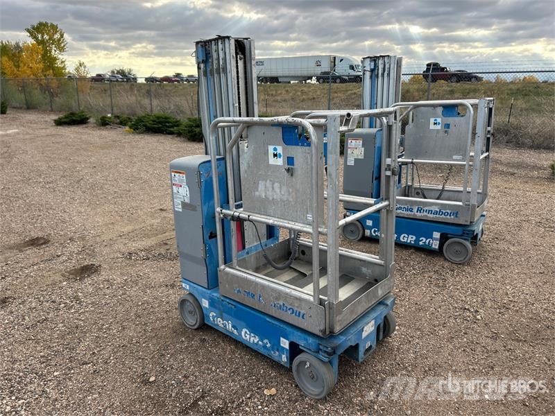 Genie GR-20 Vertical Mast Lift Plataformas de Mastro Vertical