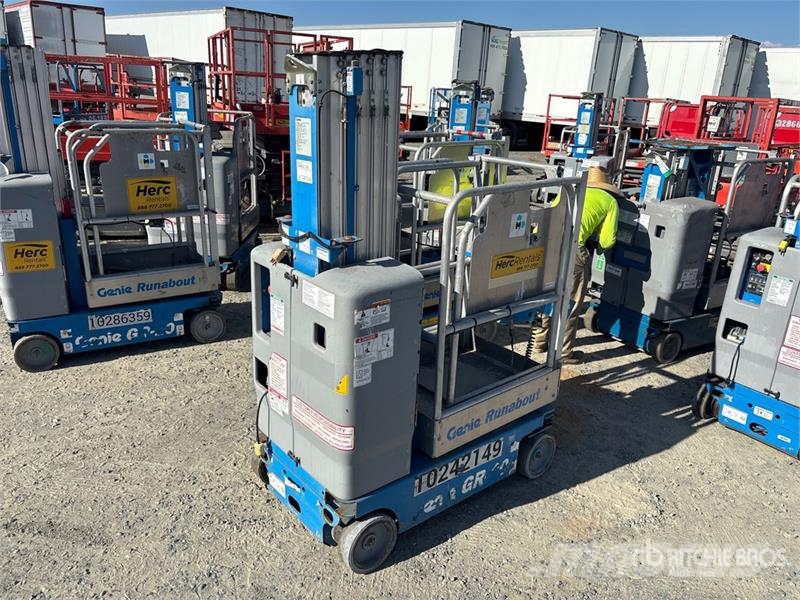 Genie GR20 Vertical Mast Lift Plataformas elevatórias verticais