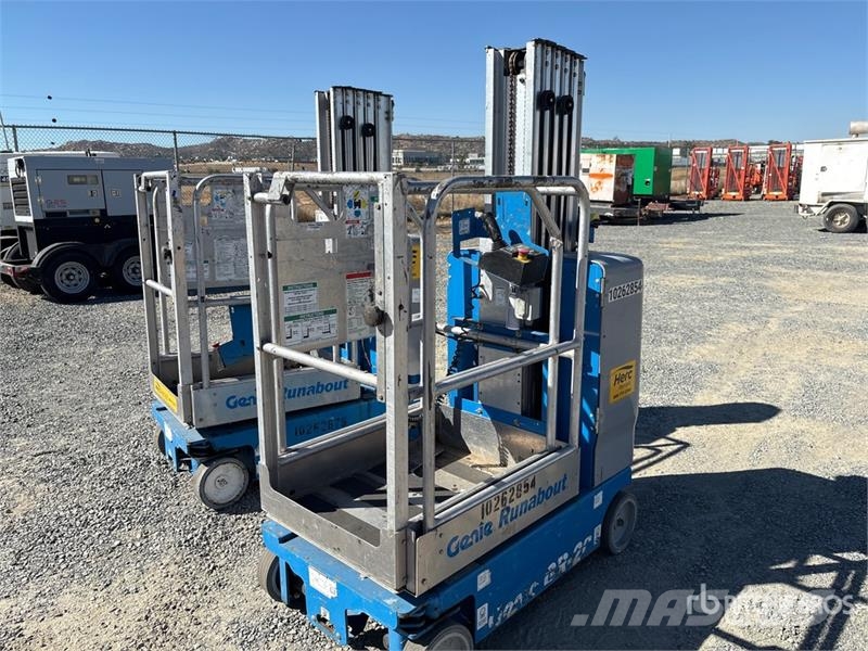 Genie GR20 Vertical Mast Lift Used Personnel lifts and access elevators