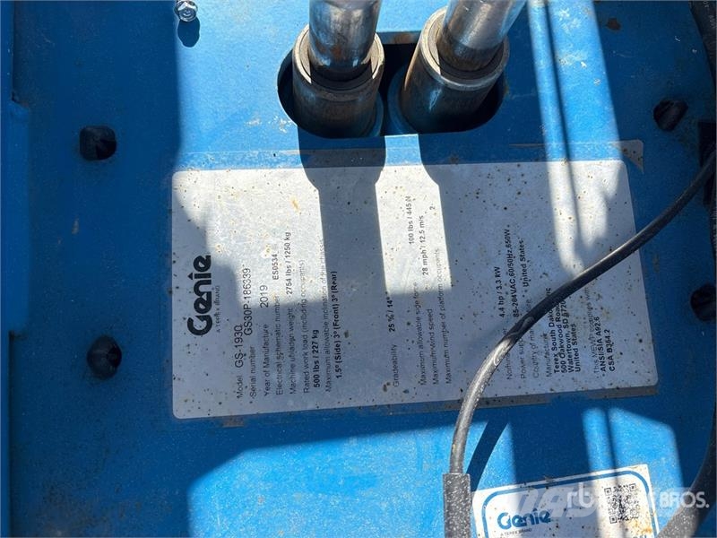 Genie GS-1930 Electric Scissor Lift Elevadores de tesoura