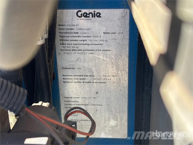 Genie GS-3369RT 剪式升降機