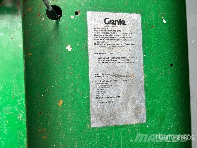Genie GS-4047 Scissor lifts