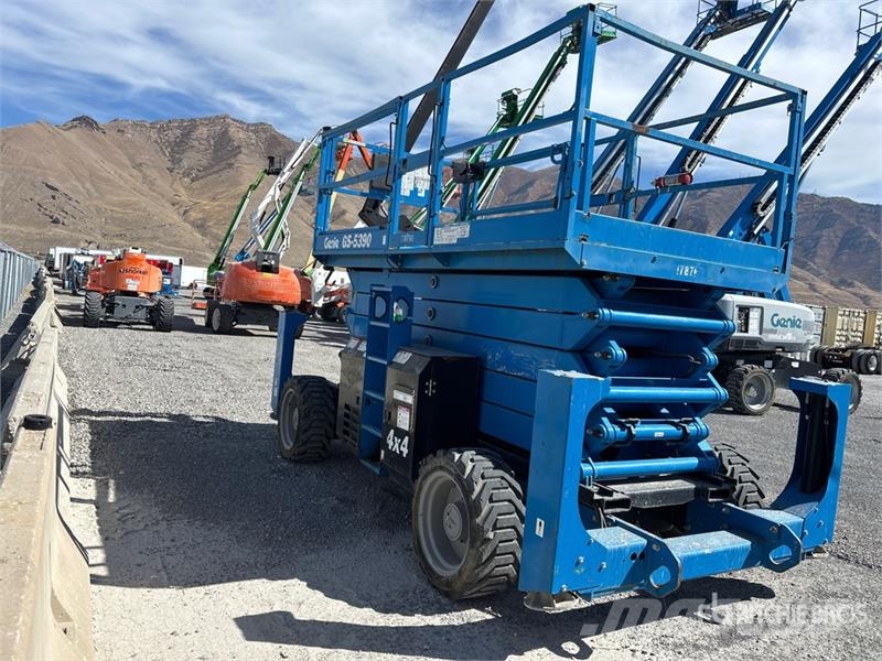 Genie GS-5390RT Dual Fuel Scissor Lift Plataformas tijera