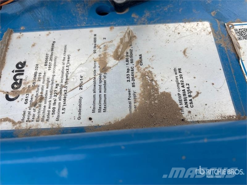 Genie GS1330M Electric Scissor Lift Scheren-Arbeitsbühnen