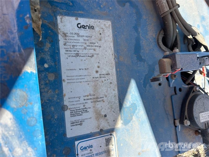 Genie GS2632T Electric Scissor Lift Saxlifte