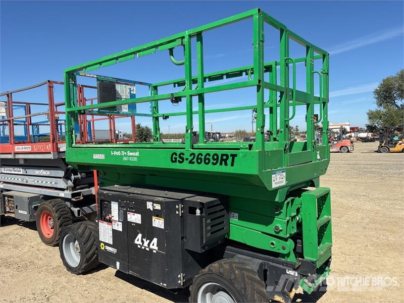 Genie GS2669RT Dual Fuel Scissor Lift Piattaforme a pantografo