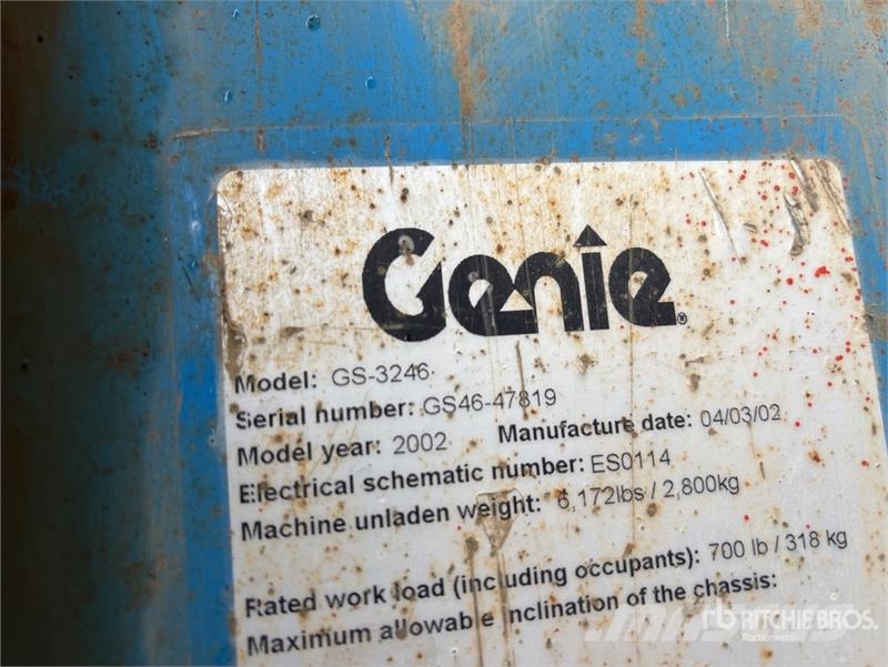 Genie GS3246 Electric Scissor Lift シザースリフト