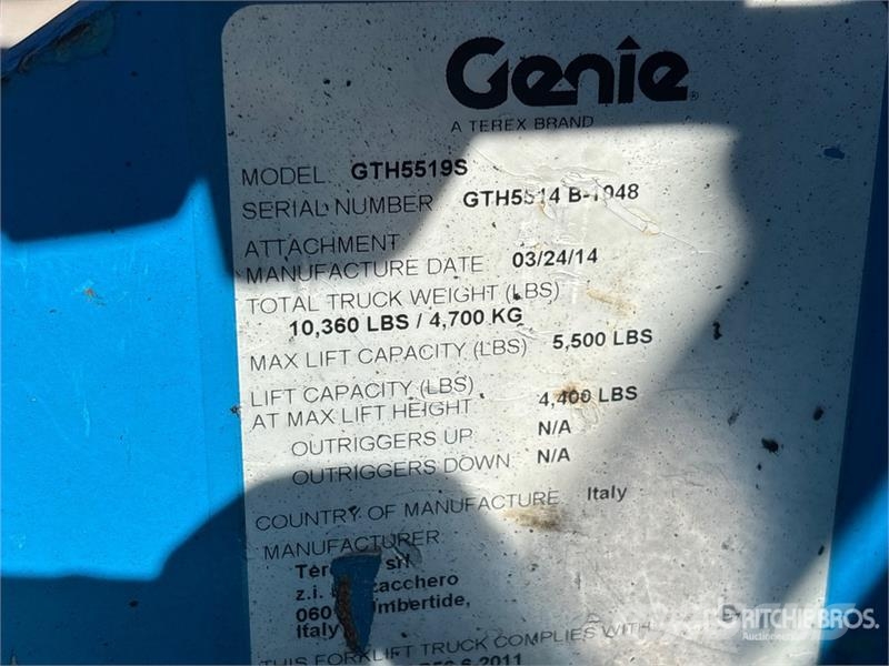 Genie GTH-5519 Manipuladores telescópicos