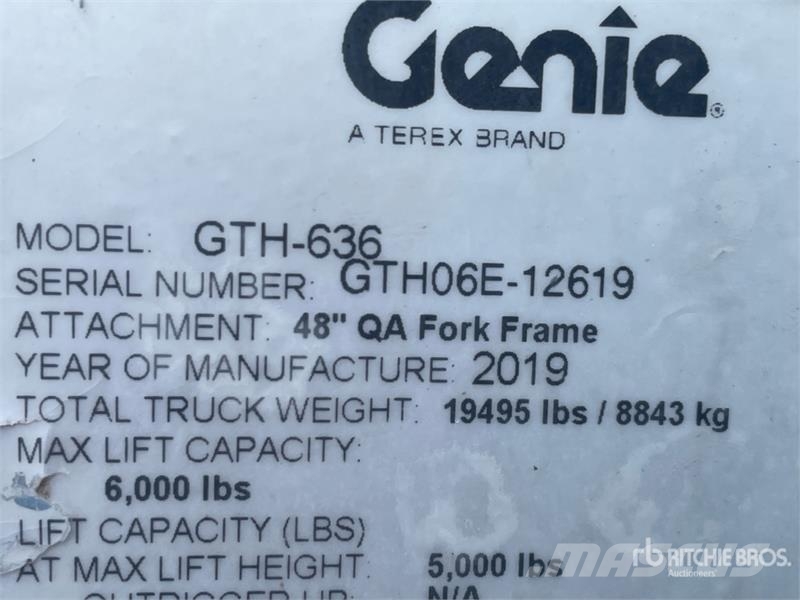 Genie GTH-636 Teleskoplader