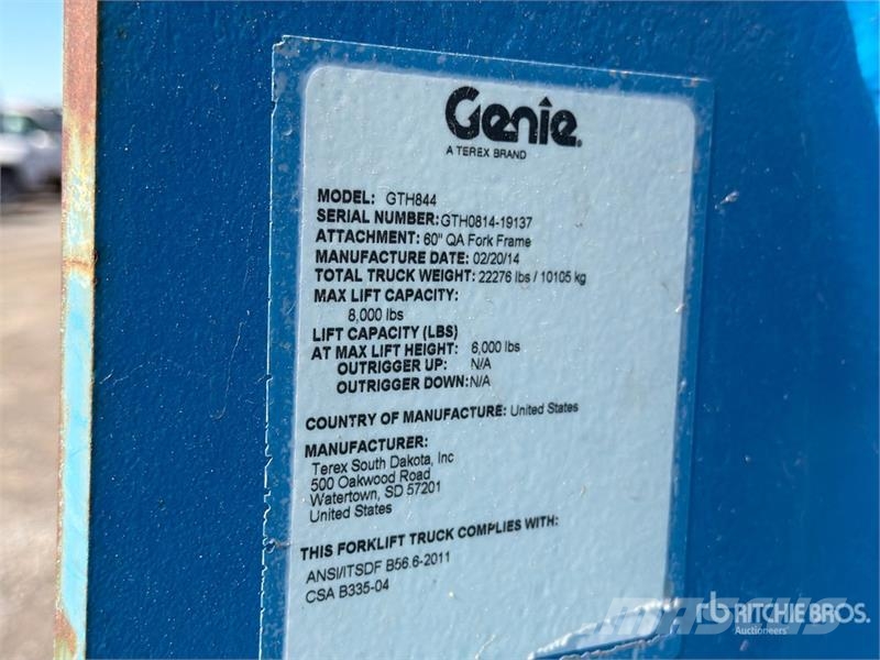 Genie GTH-844 Teleskopiskie manipulatori