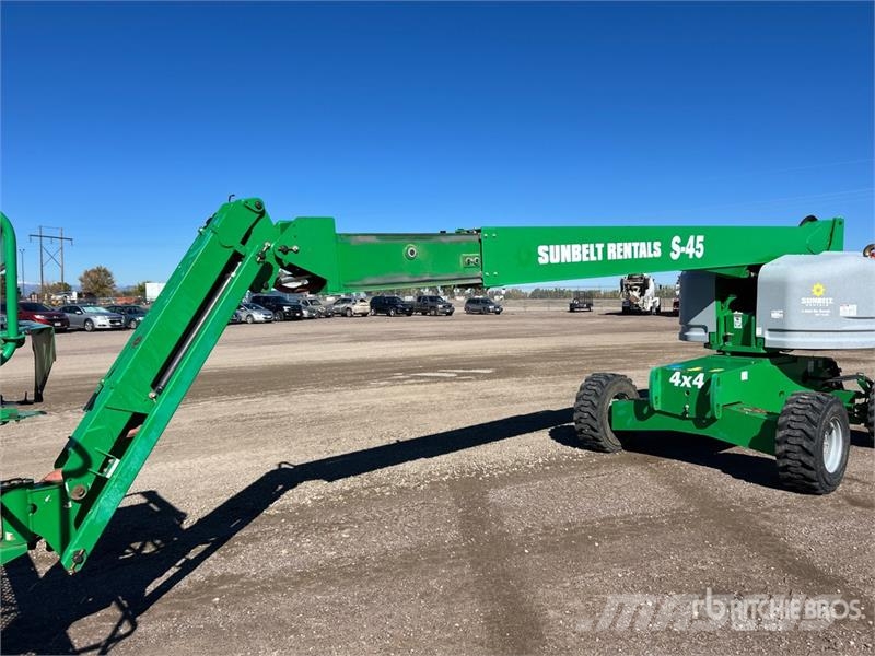 Genie S-45 4WD Diesel Telescopic Boom Lift Teleskopiskie pacēlāji