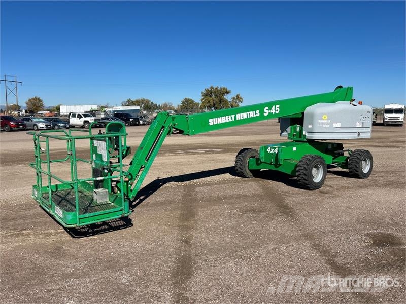 Genie S-45 4WD Diesel Telescopic Boom Lift Teleskopiskie pacēlāji