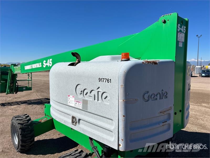 Genie S-45 4WD Diesel Telescopic Boom Lift Teleskopiskie pacēlāji