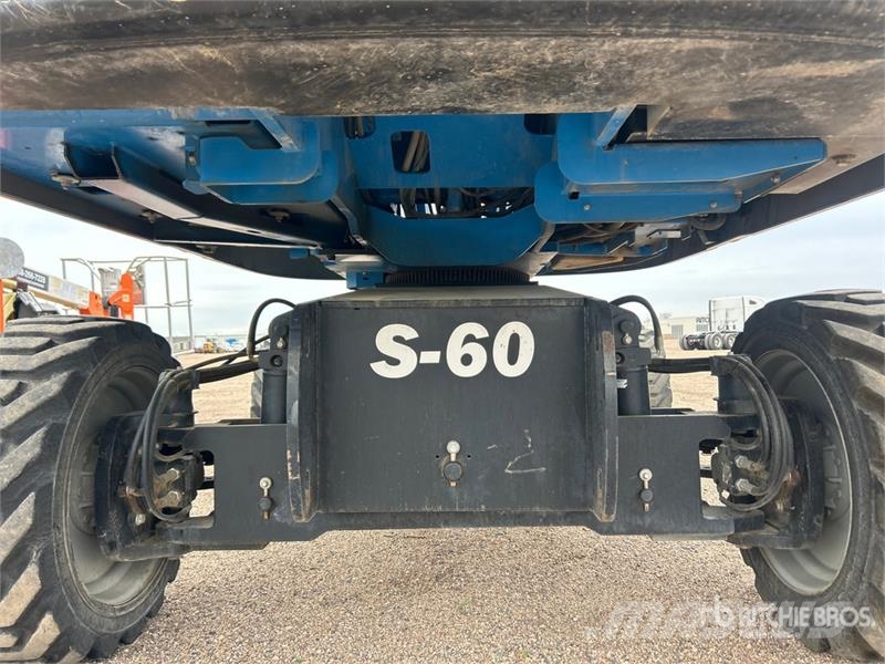 Genie S-60X 4WD Diesel Telescopic Boom Lift Plataformas elevatórias telescópicas