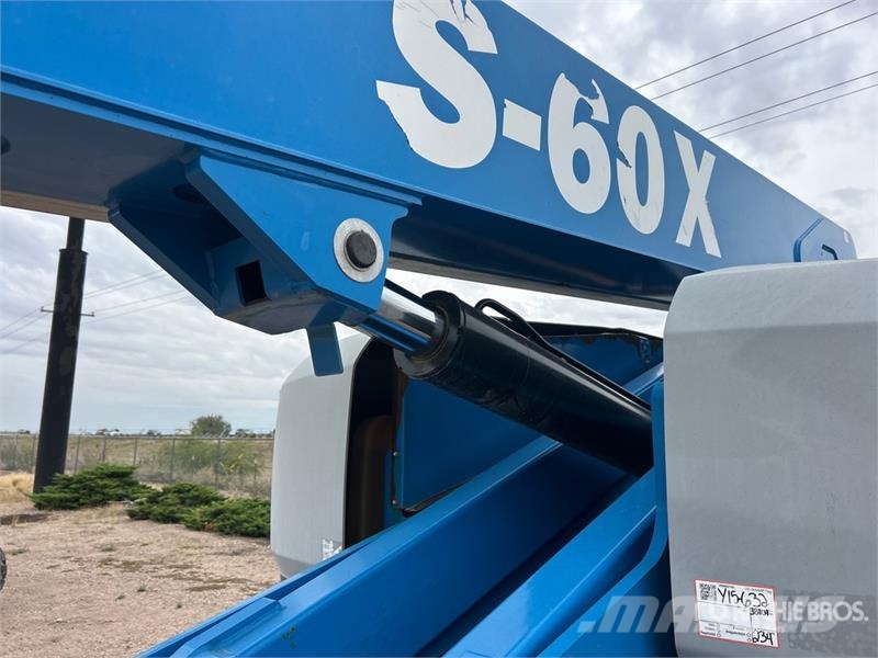 Genie S-60X 4WD Diesel Telescopic Boom Lift Plataformas elevatórias telescópicas