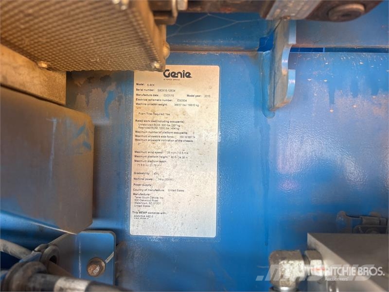 Genie S-80X 4WD Diesel Telescopic Boom Lift Nacelles télescopiques
