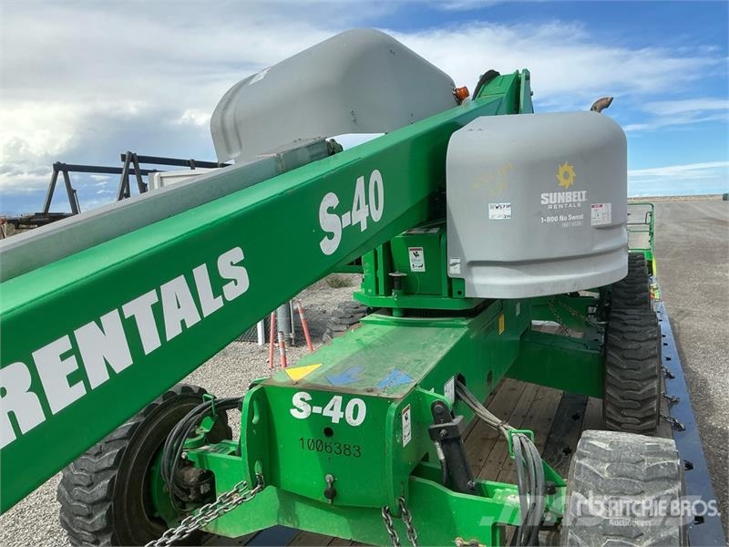 Genie S40 Telescopic Boom Lift رافعات سلة تلسكوبية