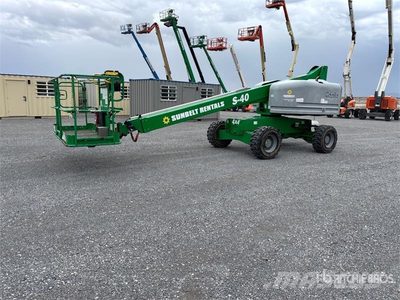 Genie S40 Telescopic Boom Lift Plataformas elevatórias telescópicas
