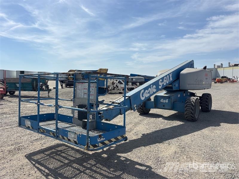 Genie S60X 4WD Diesel Telescopic Boom Lift Teleskopiskie pacēlāji
