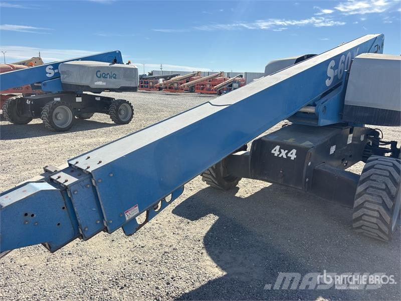 Genie S60X 4WD Diesel Telescopic Boom Lift Plataformas elevatórias telescópicas