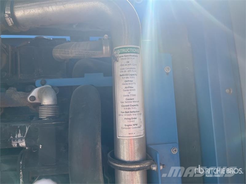 Genie S60X 4WD Diesel Telescopic Boom Lift Teleskopiniai keltuvai