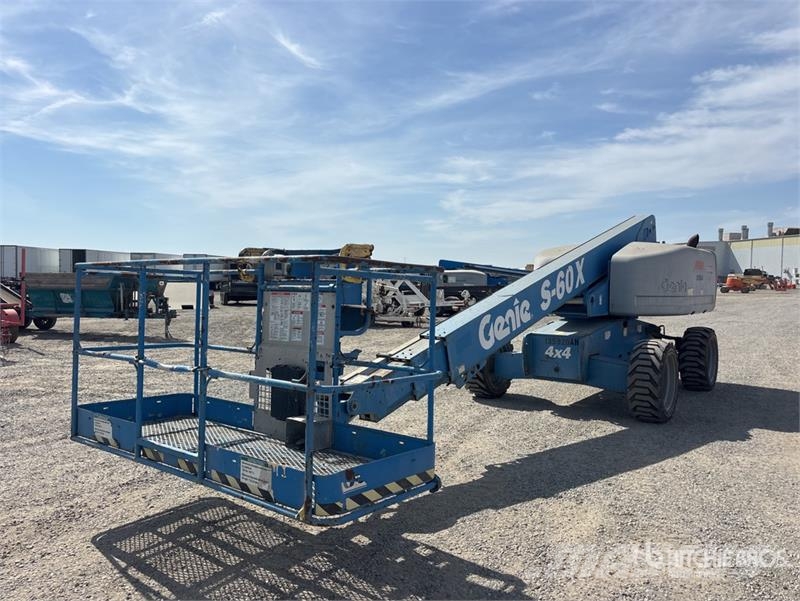 Genie S60X 4WD Diesel Telescopic Boom Lift Teleskopiskie pacēlāji