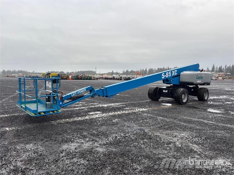 Genie S85XC 4WD Diesel Telescopic Boom Lift Plataformas de trabajo telescópica