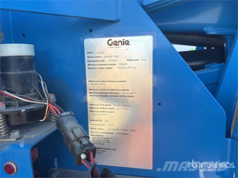 Genie Z-30/20N Zglobne dvižne ploščadi