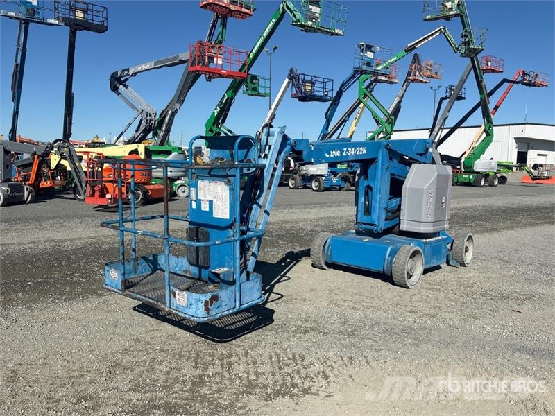 Genie Z-34/22N 2WD Electric Articulating Boom Lift Plataformas con brazo de elevación manual