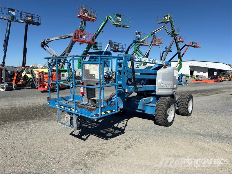 Genie Z-45/25 4WD Diesel Articulating Boom Lift Plataformas con brazo de elevación manual