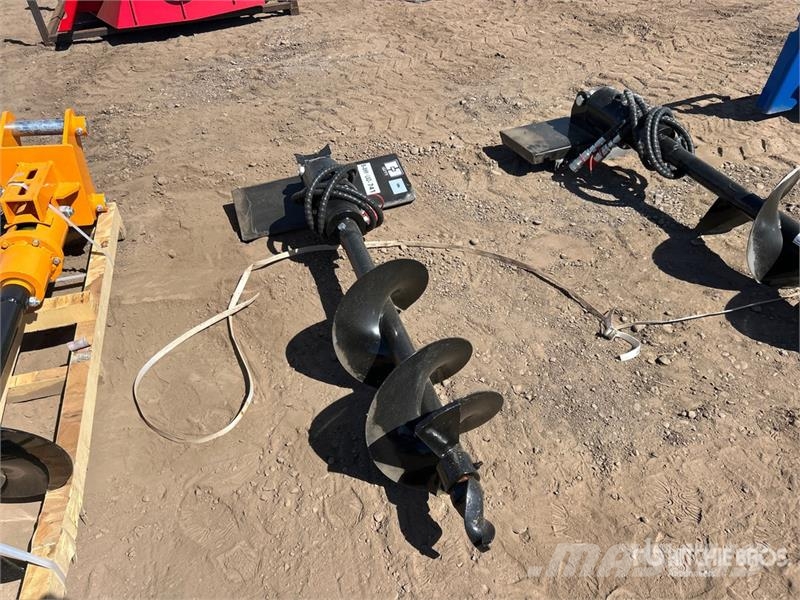 GIYI 12 in Mini Skid Steer Auger (Unused) 鑽頭